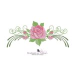 matriz de bordado arranjo de flores para bordar