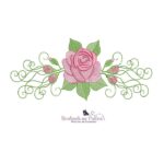 matriz de bordado arranjo de flores para bordar