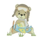 Matriz de Bordado Coleção Ursinho Aviador - Imagem 2