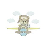 Matriz de Bordado Coleção Ursinho Aviador - Imagem 5