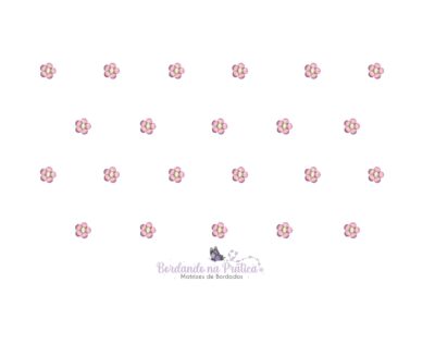 Matriz de Bordado poa Florzinhas BP
