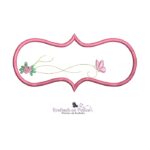 matriz de bordado 2 tag florzinha e borboleta para bordar