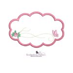 matriz de bordado 3 tag florzinha e borboleta para bordar