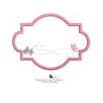 matriz de bordado 4 tag florzinha e borboleta para bordar MATRIZES LINDAS