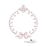 matriz de bordado moldura anjinho para bordar BP