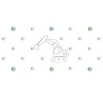 matriz de bordado Poá Escavadeira para bordar