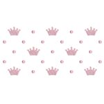 matriz de bordado Poá com Coroa para menina paar bordar