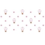 matriz de bordado Poá com balão para menina para bordar