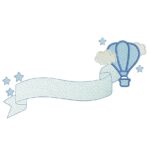 Matriz de Bordado Faixa com Balão para bordar