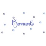 Matriz de Bordado Poá Bernardo para bordar