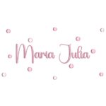 Matriz de Bordado Poá Maria Julia para bordar