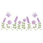 Matriz de Bordado jardim flores lavanda para bordar