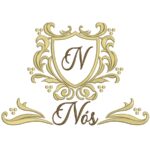 Matriz de Bordado Moldura Arabesco Nós para bordar