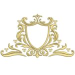 Matriz de Bordado Moldura Arabesco para bordar