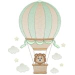 Matriz de Bordado Balão Leãozinho para bordar