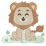 Matriz de Bordado Leãozinho para bordar