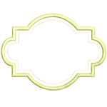 Matriz de bordado Tag para bordar