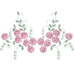 matriz de bordado raminho flores para bordar