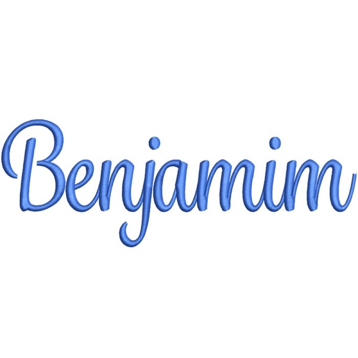 Matriz de Bordado Nome Benjamim para bordar