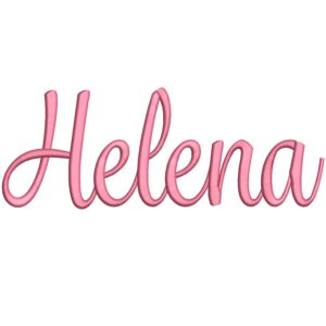 Matriz de Bordado Nome Helena para bordar