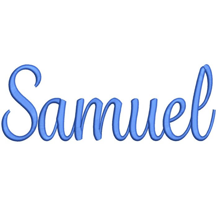 Matriz de Bordado Nome Samuel para bordar