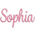 Matriz de Bordado Nome Sophia para bordar