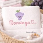 Matiz de bordado semaninha das frutas uva domingo para bordar