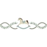 Matriz de Bordado Cavalinho com Ramo para bordar