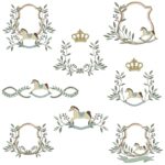 Matriz de Bordado Coleção Moldura com Cavalinho para bordar