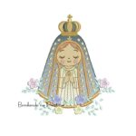 matriz de bordado nossa senhora aparecida BP