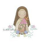 matriz de bordado santa terezinha para bordar BP