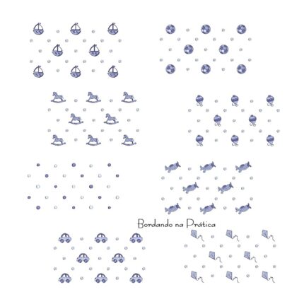 Matriz de Bordado - Coleção Poá para Menino BP