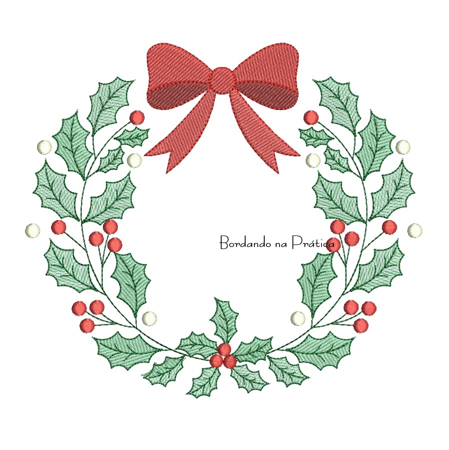 Matriz de Bordado - Guirlanda sem Passarinho BP Matriz de Bordado - Guirlanda sem Passarinho BP