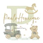 Matriz de Bordado Nome Paulo Henrique Brinquedos de Infância