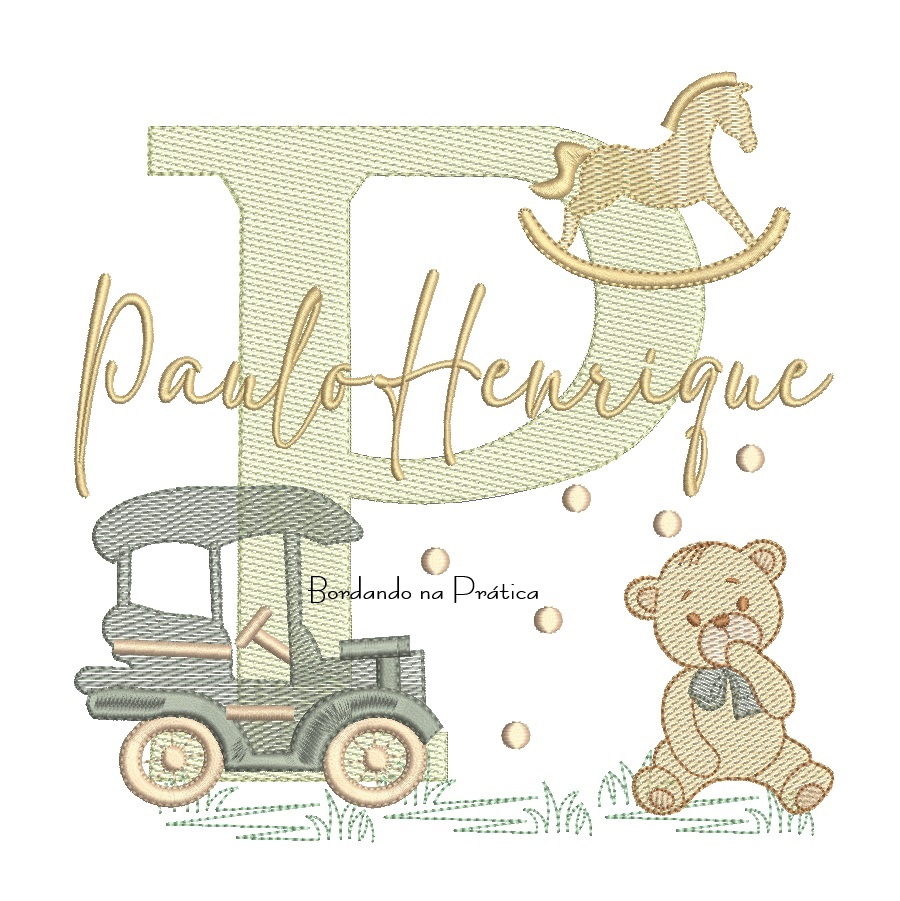 Matriz de Bordado Nome Paulo Henrique Brinquedos de Infância Matriz de Bordado Nome Paulo Henrique Brinquedos de Infância