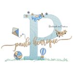 Matriz de Bordado Nome Paulo Henrique com Brinquedos