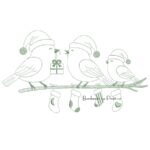 Matriz de Bordado - Passarinho contornos BP