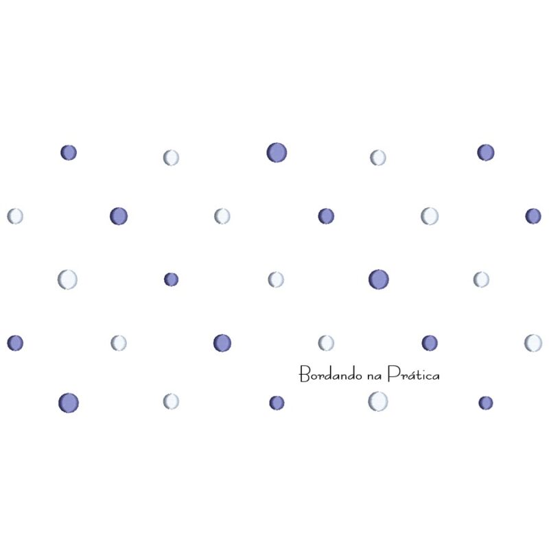 Matriz de Bordado Poá Bolinha bp