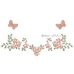 Matriz de Bordado - Raminho Borboleta BP