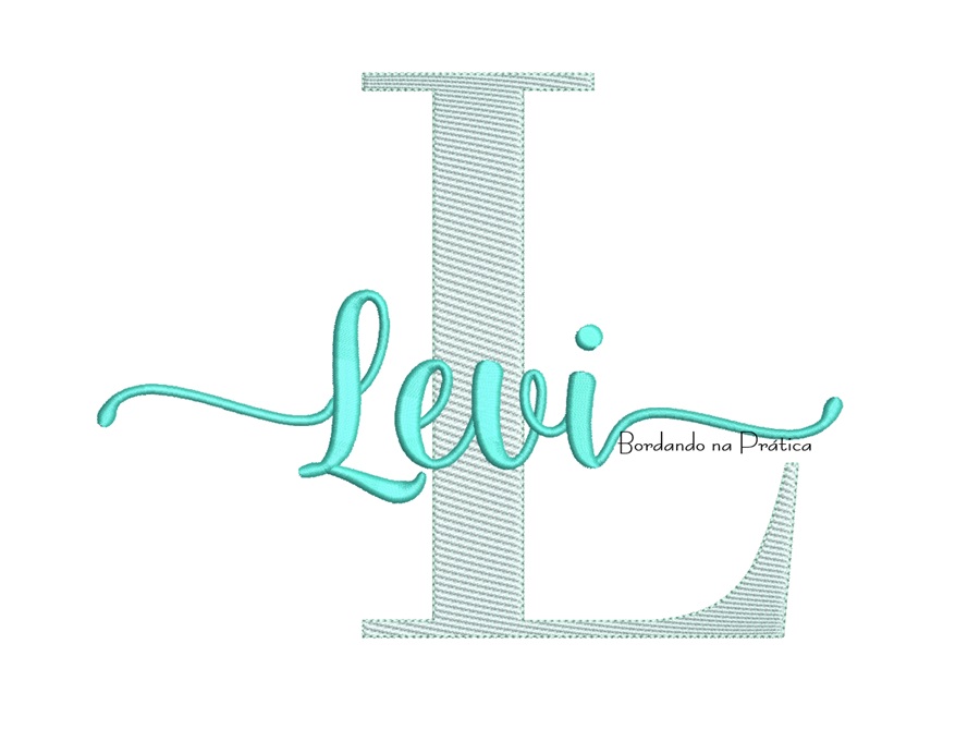 matriz de bordado Levi para bordar