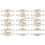 Matriz de Bordado Coleção Arabesco Entremeio Toalha