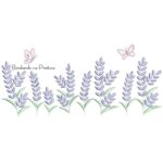 Matriz de Bordado Jardim Lavanda