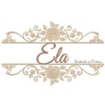 Matriz de Bordado Moldura Floral Ela Toalha