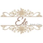 Matriz de Bordado Moldura Floral Ele Toalha