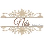 Matriz de Bordado Moldura Floral Nós Toalha