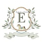 Matriz de Bordado - Alfabeto Cavalinho Letra E