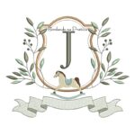 Matriz de Bordado - Alfabeto Cavalinho Letra J