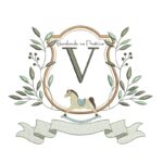 Matriz de Bordado - Alfabeto Cavalinho Letra V