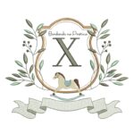 Matriz de Bordado - Alfabeto Cavalinho Letra X