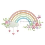 Matriz de Bordado - Arco-Íris Floral
